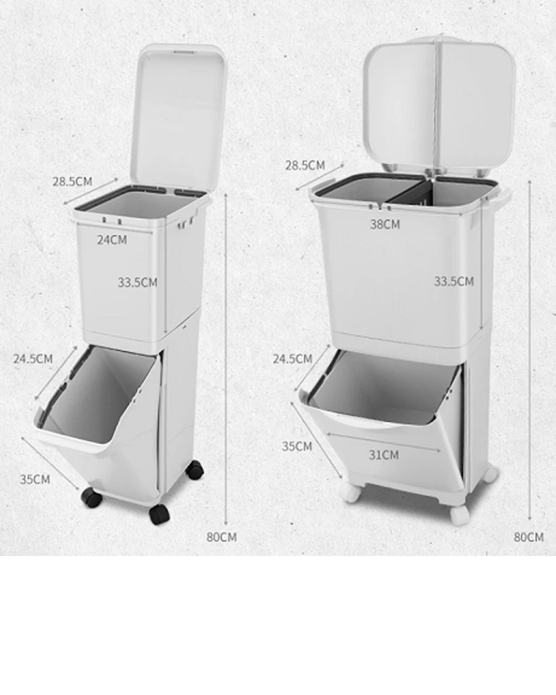 Labels for waste bins