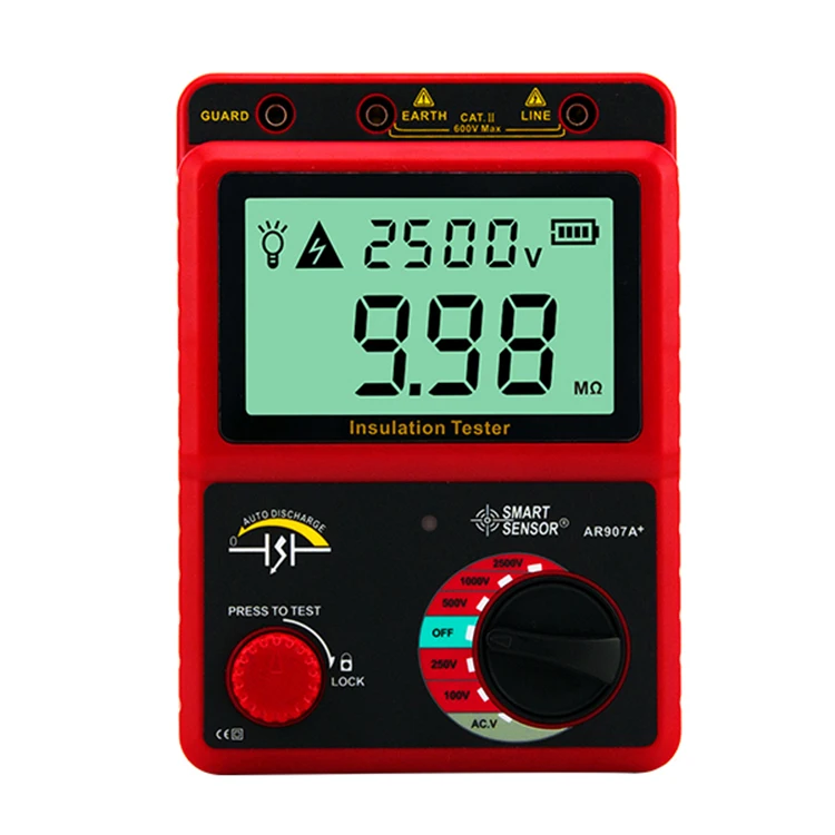 ZGQA-GQA 100~2500V Digital High Voltage Insulation Resistance Tester ...