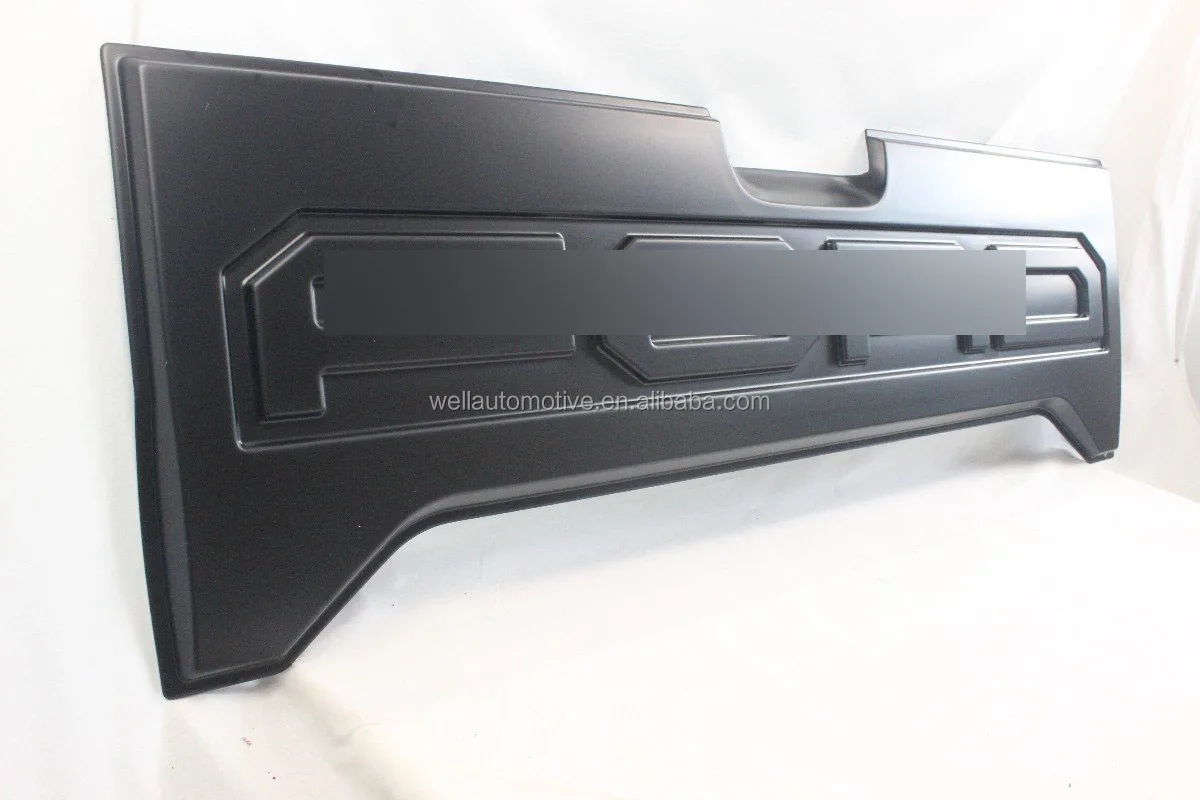 Pickup Modification Accessories Abs Tailgate Panel Replacement Black
