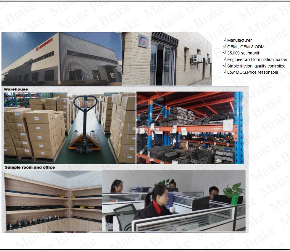 New Model Car Spare Parts Brake Pads Oem 0446533480 D2076 Front Brake