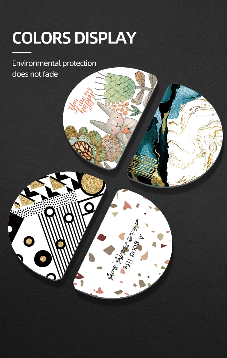 half round diatomite bath mat high-grade mat as a gift