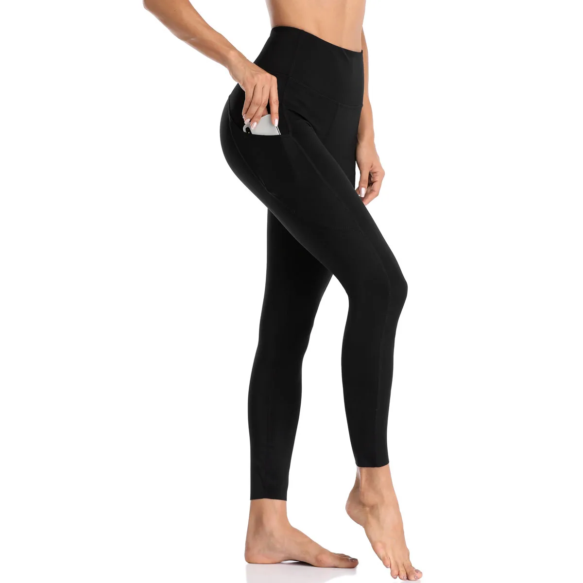 black leggings with pockets womens