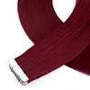 Unprocessed Super Virgin Extensions Double Sided Remy Cuticle Tape Hair