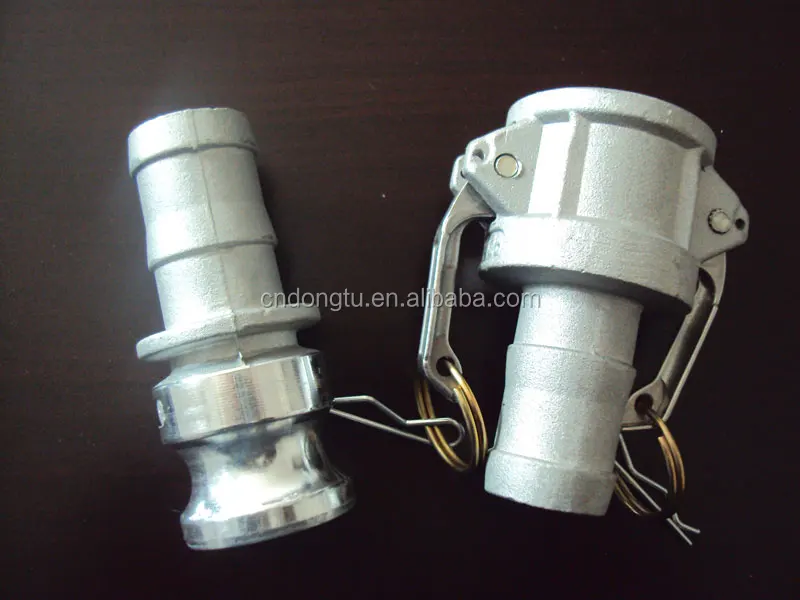 1/2 to 8inch male and female ss lock aluminum camlock coupling