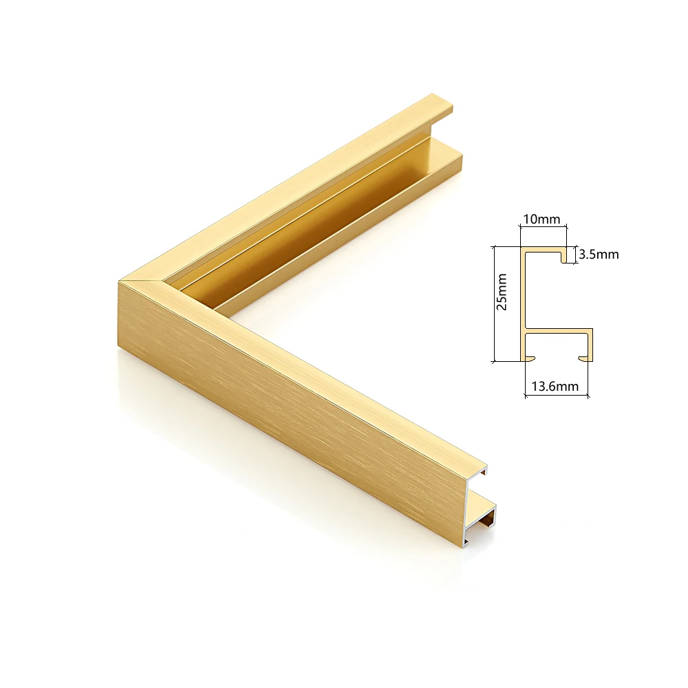 4 Color A0 A1 A2 A3 A4 8x10 11x14 Inch Metal Aluminum Alloy Photo Picture Frame With Glass Or