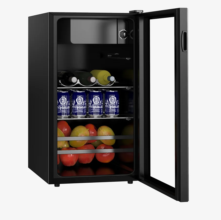 Bl-36 36 Liters Wine Refrigerator Mini Bar Fridge Glass Door Single ...