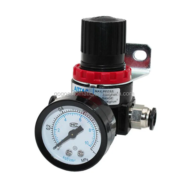 Ar2000 G1/4'' Air Control Compressor Pressure Relief Regulator Valve ...