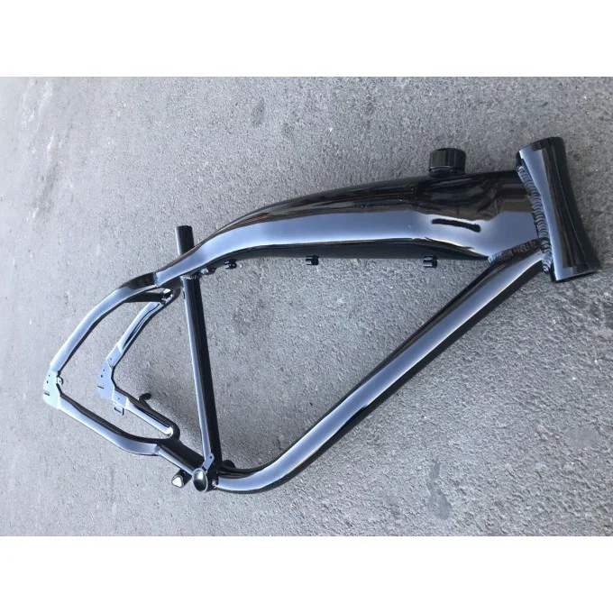 Cdhpower Felt Faker Gas Bike Frame W/fuel Tank 3.4l Black & Brushed