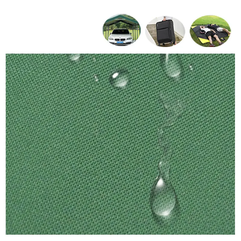 
Buy Wholesale Original Manufacturer Supply Uv Resistant Tent Coated Ripstop Pu Hd 420D Green Printing Oxford Fabric 