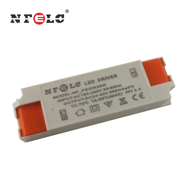 36W 38W 40W  900mA 1000mA  high PF No flickering   surge protection CE  EMC  isolated  LED  constant current driver power supply
