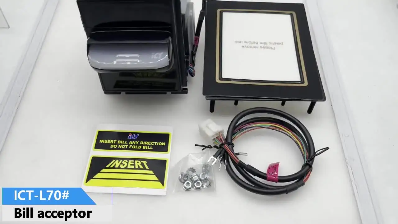 Stacker Bill Acceptor L70P5 With Cash Box Banknote Validator for Vending  Machine for Sale