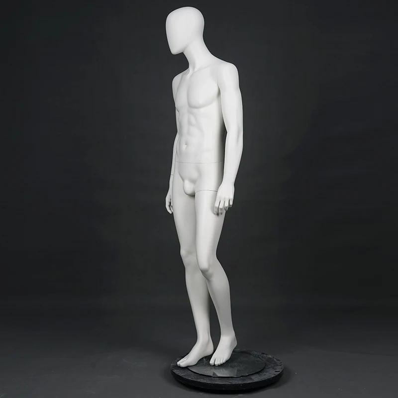白色人体模特男士全身男性模特模特衣服