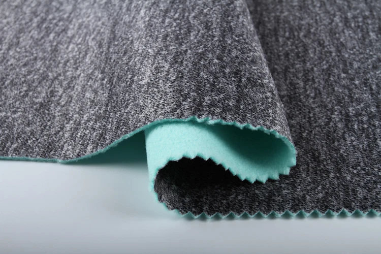 Colourful High Quality Polyester 345gsm Printed Interlock Bonded