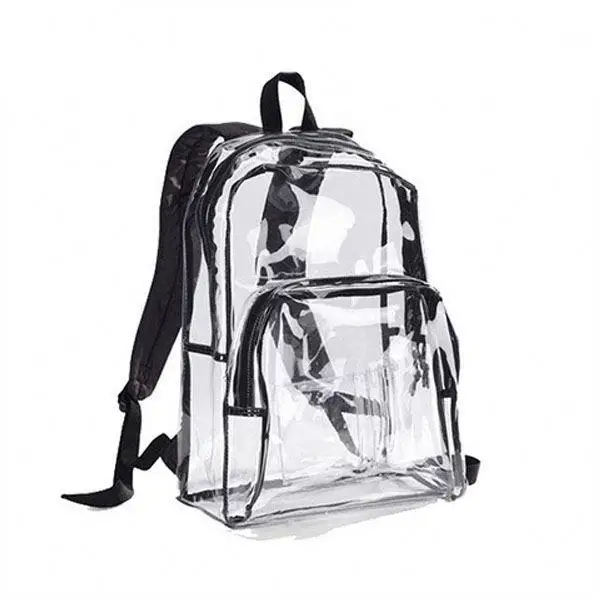 Waterproof Transparent Pvc Clear Backpack School Backpack With Multi ...