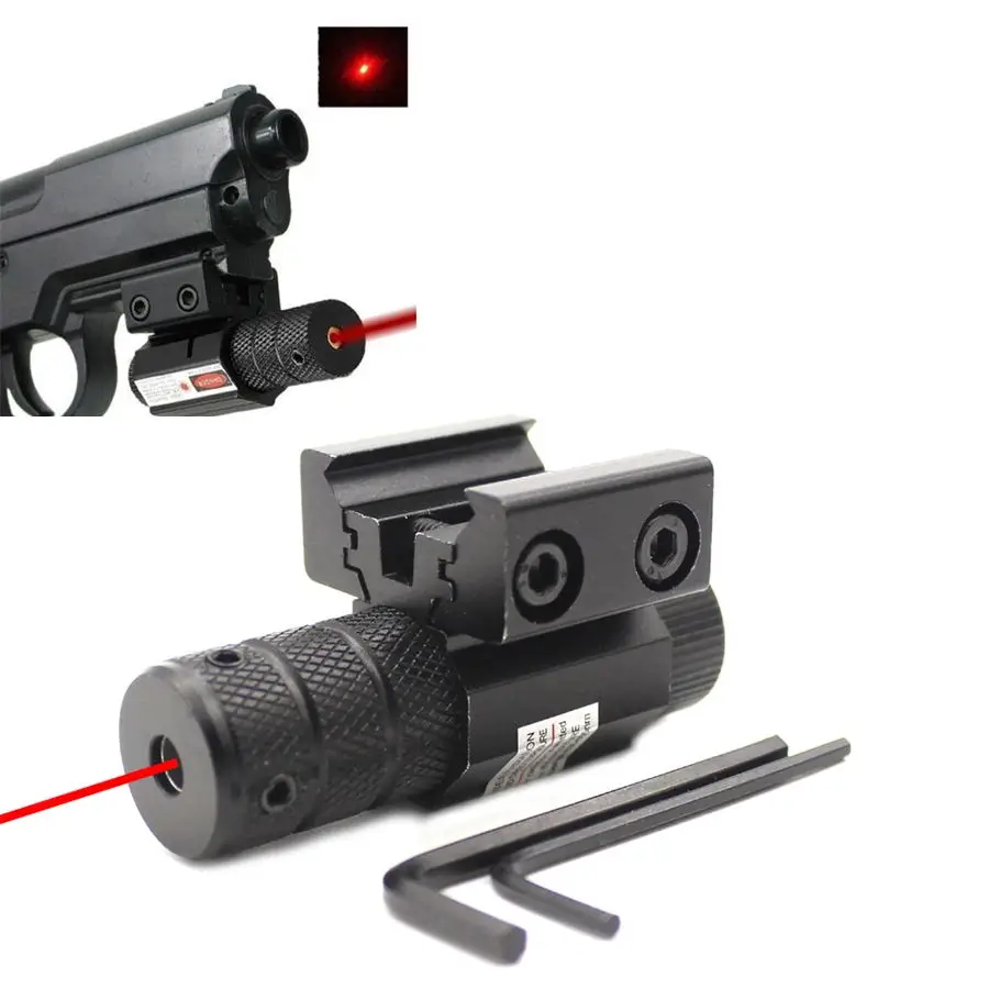 Tactical Gun Red Laser Sight Outdoor Hunting Combat Compact Red Dot ...