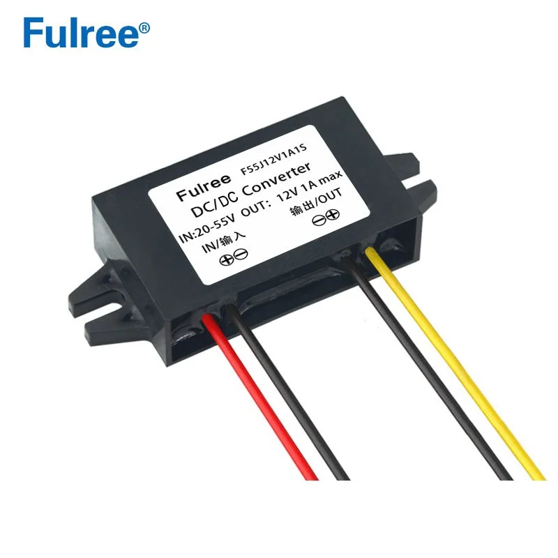 Super Small Size DC 36V 24V to 12V 1A 2A 3A DC Step Down Converter Electric Scooter Buck Power Supply for LED Lights