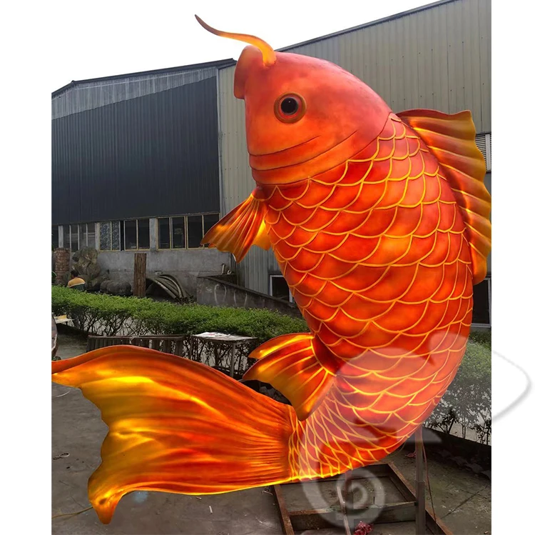 Outdoor Fiberglass Fish With Light Inside Fiberglass Fish Statue Buy