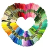 50 colors 150 colors custom cross stitch embroidery threads sets for hand kitting works