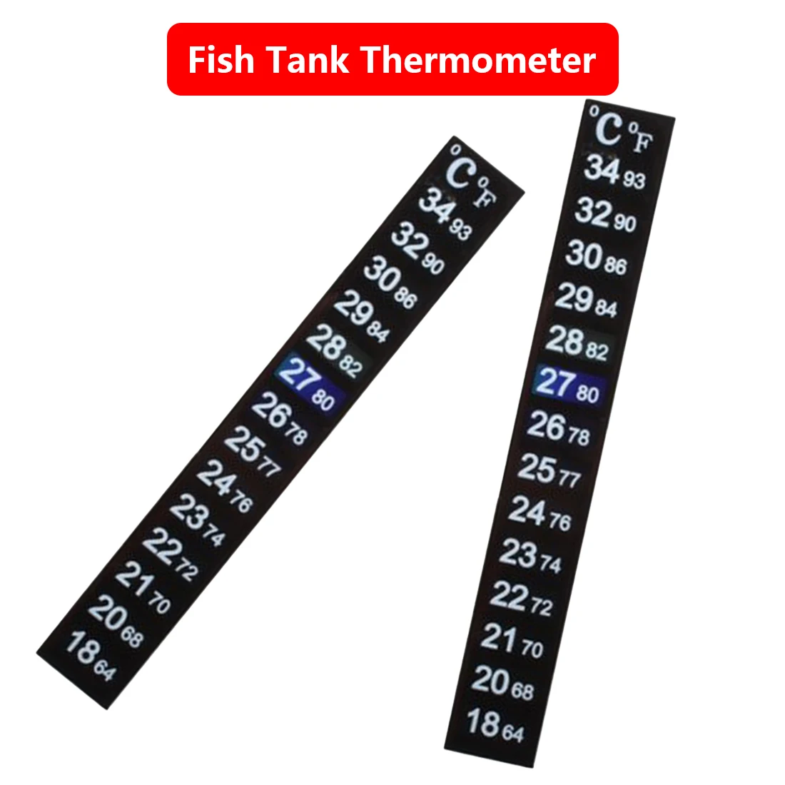 Aquarium Fish Tank Thermometer Temperature Sticker Aquarium Accessories