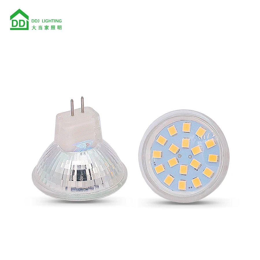 LED spot light  glass housing 3W MR11 GU4 base LED spot light  12VAC/DC  2700k/4000k/6000k LED bulbs