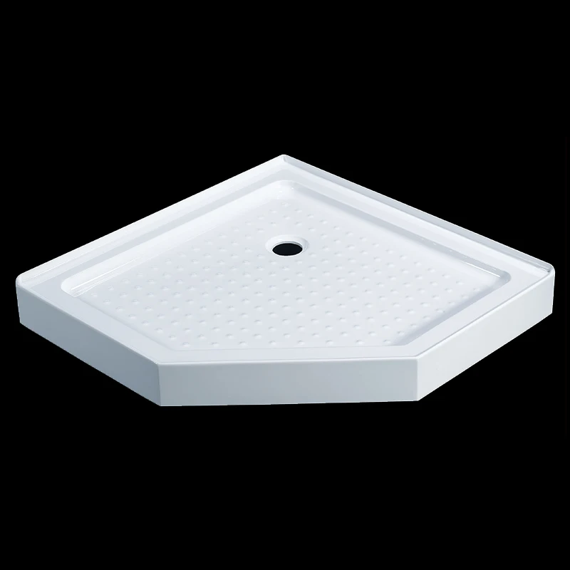 Neo-Angle Shape Acrylic Solid Surface Shower Tray (K2001H-F)