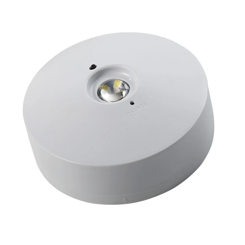 Surface Mounted LED Rechargeable Round Emergency Light with CE Certification