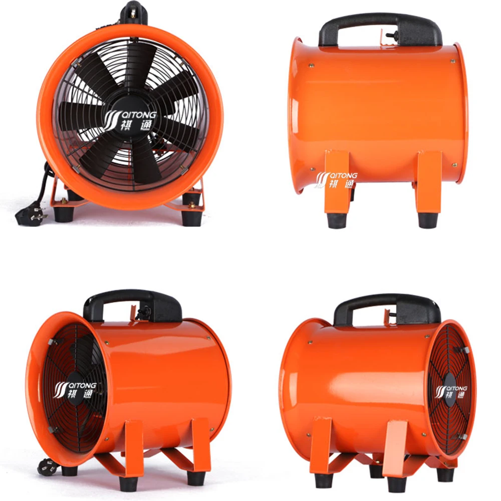 12 Inch 220v Portable Ventilation Exhaust Fan Ducted Fan Flexible Duct