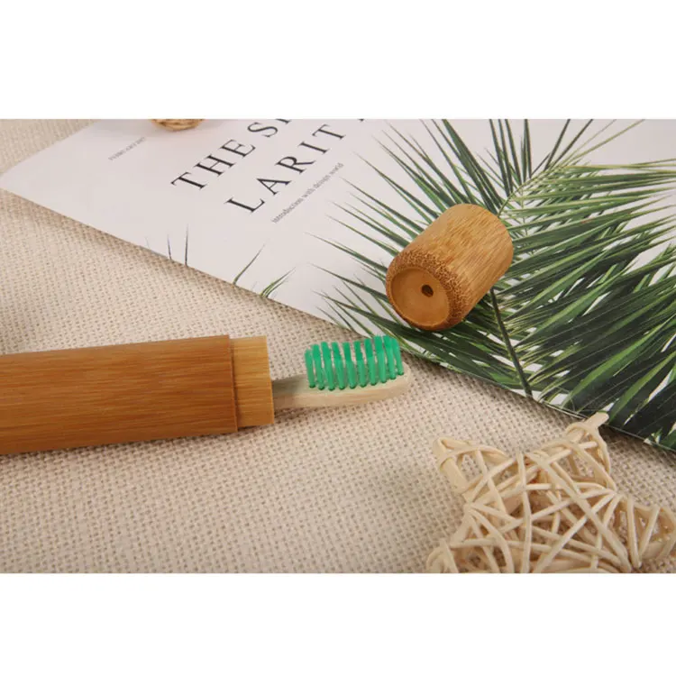2_04.jpg OF Customized Eco-friendly Biodegradable Nature Bamboo Toothbrush Tube
