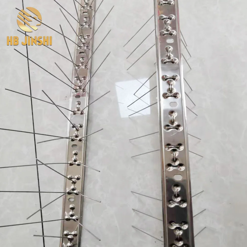 201 Stainless Steel Bird Repellent Spikes Pest Control Strips Bird Trap