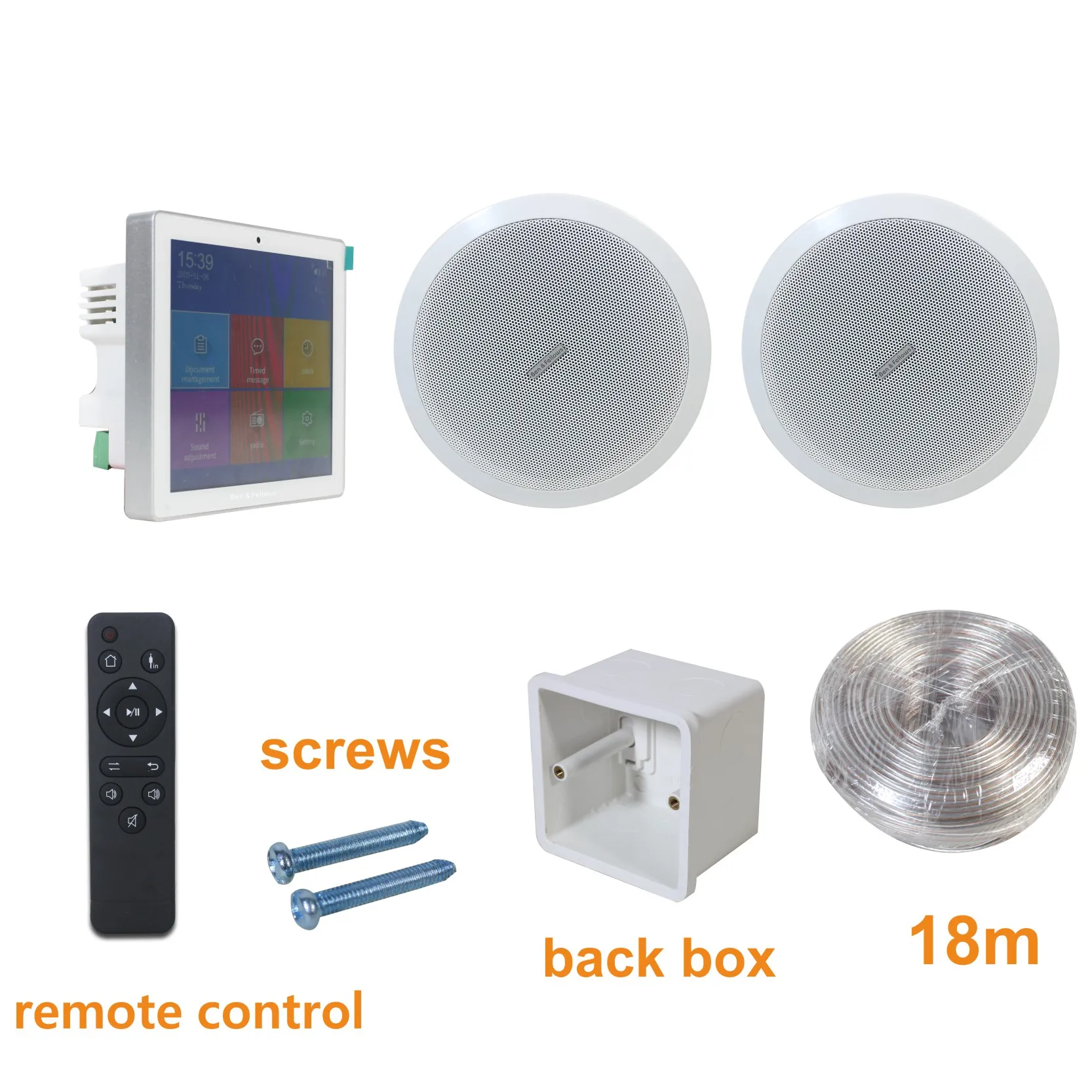 Professional Stereo Smart Home Audio Video System Bluetooth Wireless Digital Music In Wall