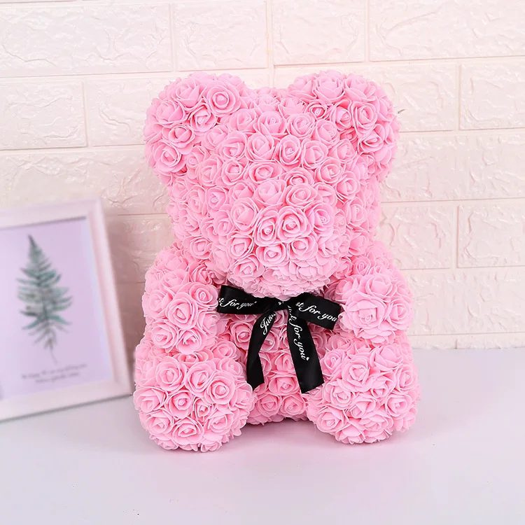 rose teddy bear 40cm