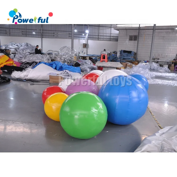 Durable Kids Play Inflatable Colorful Ball PVC Toy Kick Ball For Sports