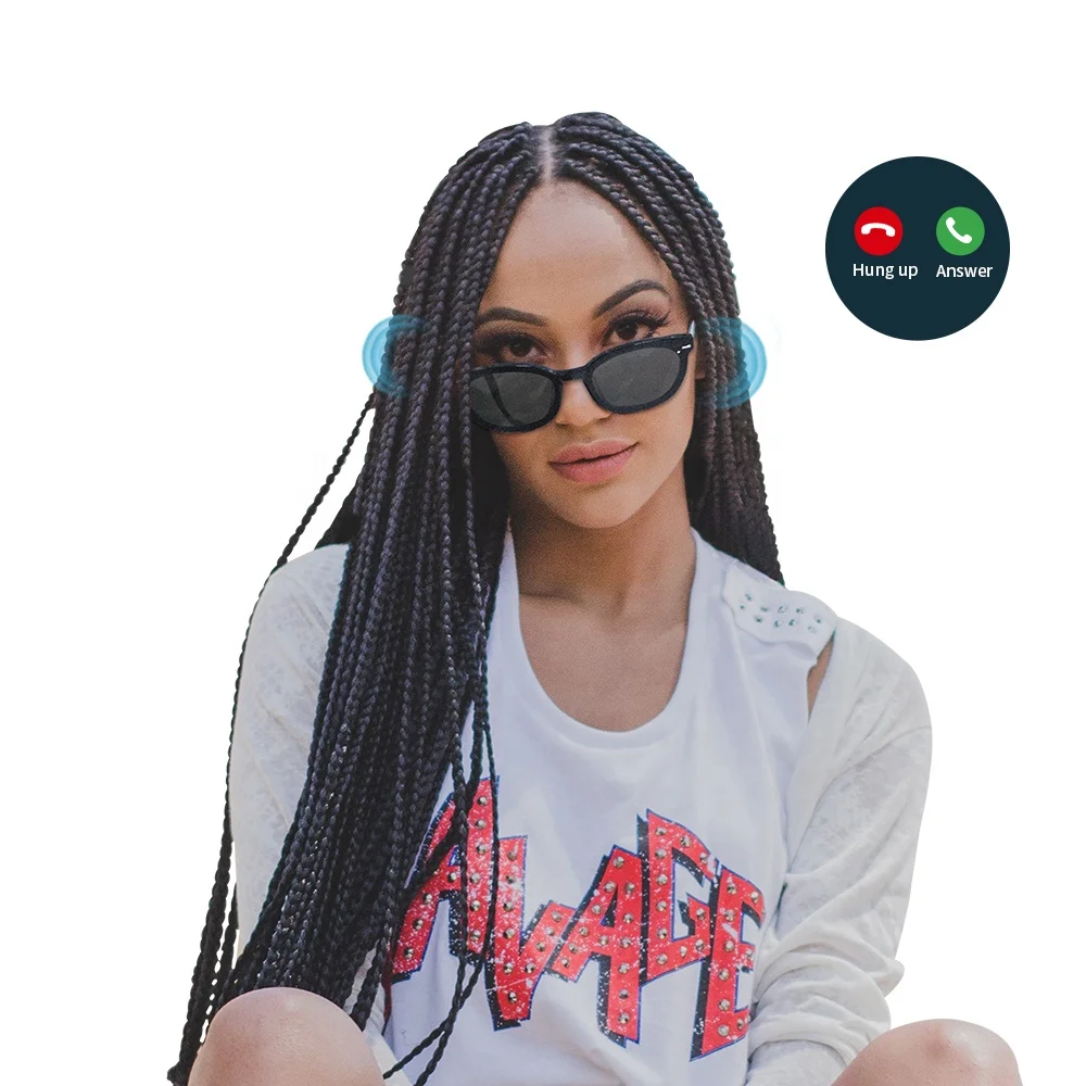 

2021 New Fashion Guy's Polarized 3d vr Headset B T 5.1 All in One Smart B T glasses POLARIZED Anti-Blue Light Anti-UV