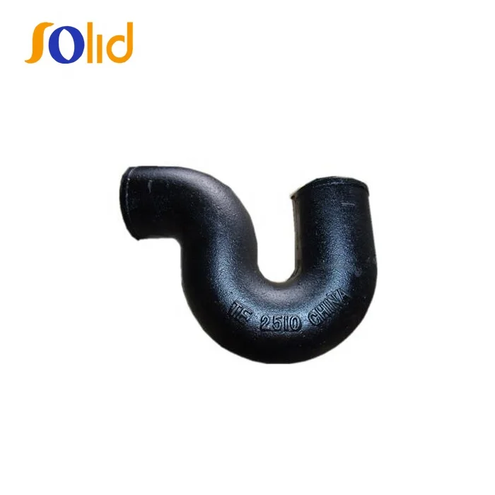 ASTM A888 Hubless Pipe FIttings Epoxy coated hubless grey cast iron pipes tee