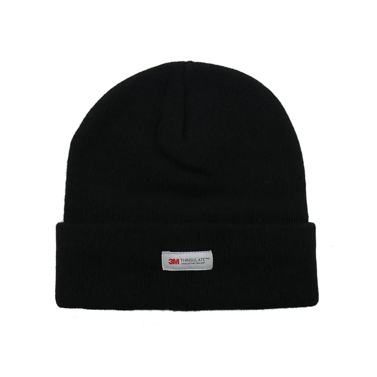 3m Thinsulate Lined Acrylic Knitted Toque Winter Hat Cuff Beanie - Buy ...