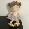 wholesale plush ballerina rag doll Most Popular princess girls ballet doll customized color design size soft toy rag doll