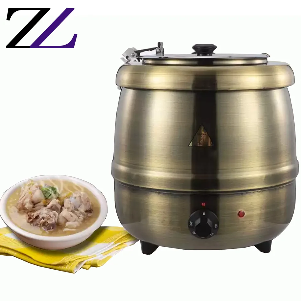Commercial Restaurant Buffet Soupieres Inoxydable Heater Electric Soup