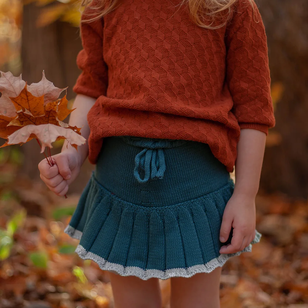 Solid Wool Knitting Bloomers Skirts Vintage Drawstrings Infant Girls ...