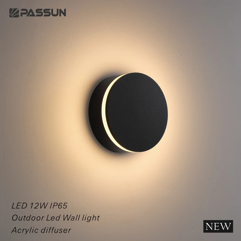 Exterior Wall Mounted Decoration Soft Light Effect Ip65 Waterproof 12w