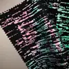 100% Polyester Mechanical elasticity Composite knitted fabric Colorful Reflections Fabric