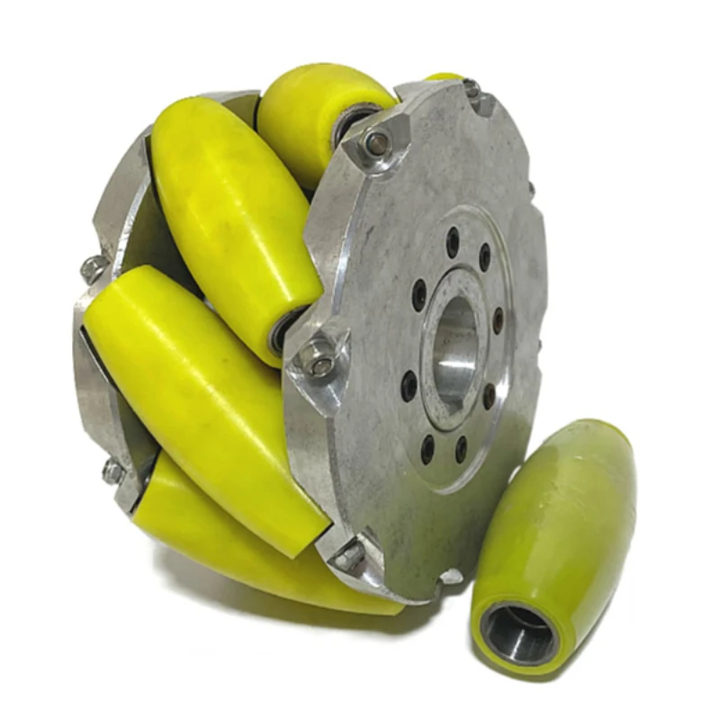 Automated Industrial Omni Wheel 90 Degree Rotating Metal Polyurethane