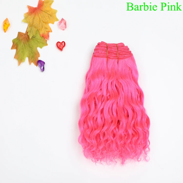 20cm*400cm Synthetic Doll Hair Wefts Wigs Accessories Hair For Dolls