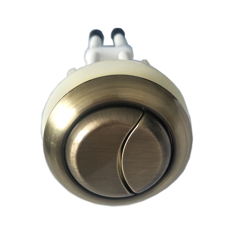Dual Button Toilet/wc Flush Botton,Brushed Bronze Finish Push Botton Valve For Toilets Buy