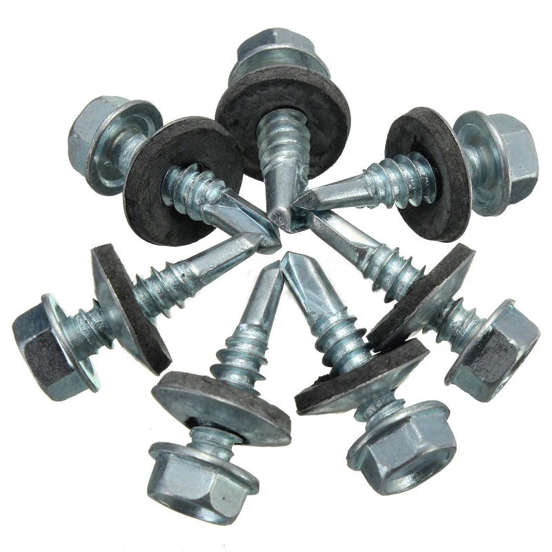 Metal Galvanized Hexagonal Hex Head Stainless Steel Self Drilling Screw