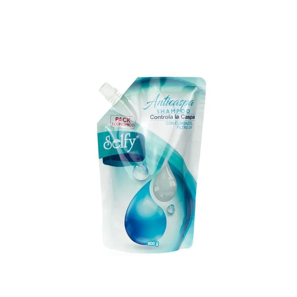 Detergent powder plastic pouch with corner spout