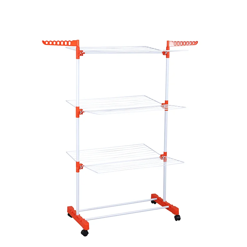 Heavy Duty Gullwing Clothes Dryer Rack Foldable Steel Clothing Drying