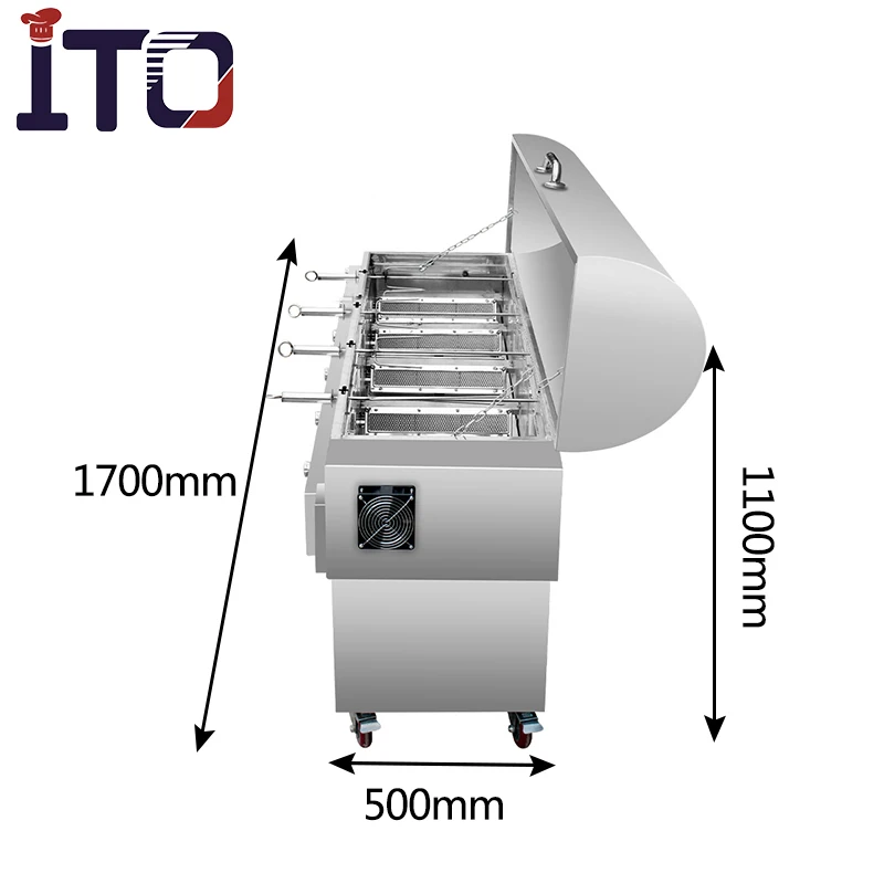 barbeque charcoal grill machine