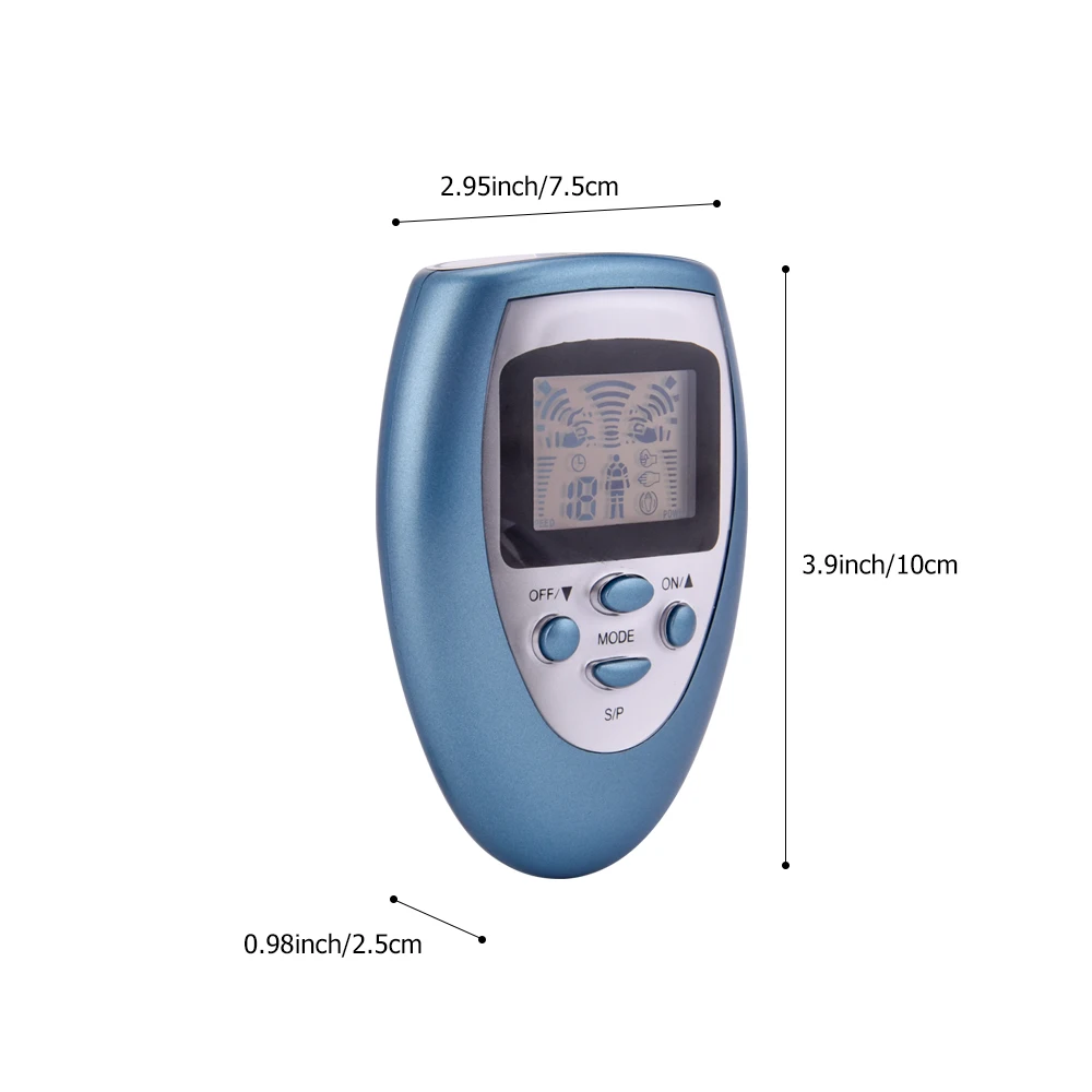 LCD Screen Pain Relief Electric Therapy Pulse Muscle Stimulator Battery Powered Health Care 8 Modes TENS Body Massager.jpg