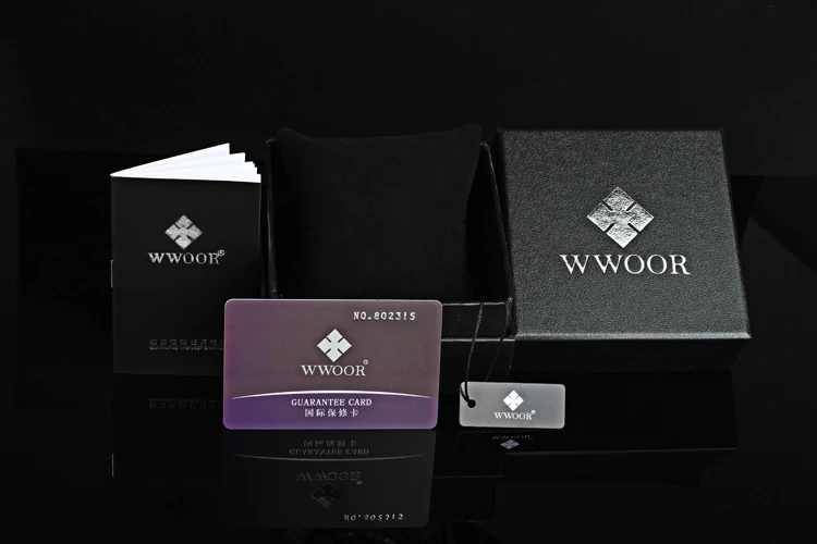 wwoor brand WOR box 03 Custom logo paper box for watch, Cardboard watch box, Paper watch box