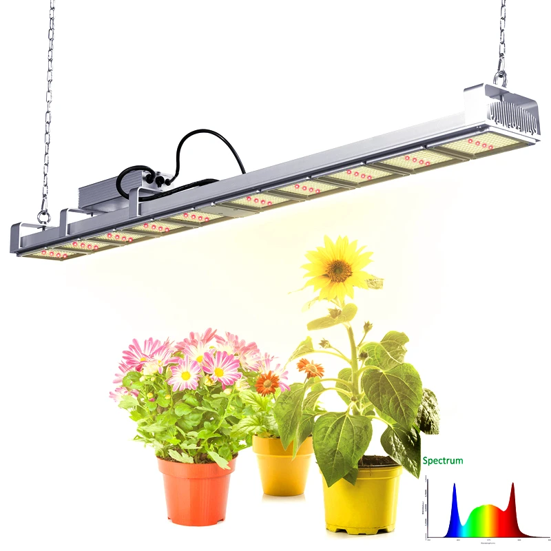 320 watt full spectrum waterproof horticulture linear led grow light bar for greenhouse plant